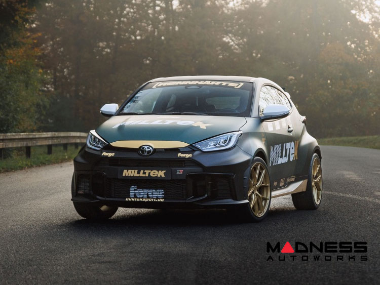 Toyota GR Yaris Performance Intercooler - Black - Water Spray Relocation Bracket - 2024+